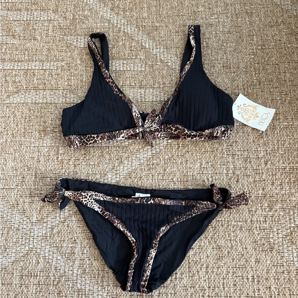 Black and Brown Women's Bikini Set